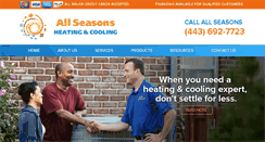 Desktop Screenshot of callallseasons.com